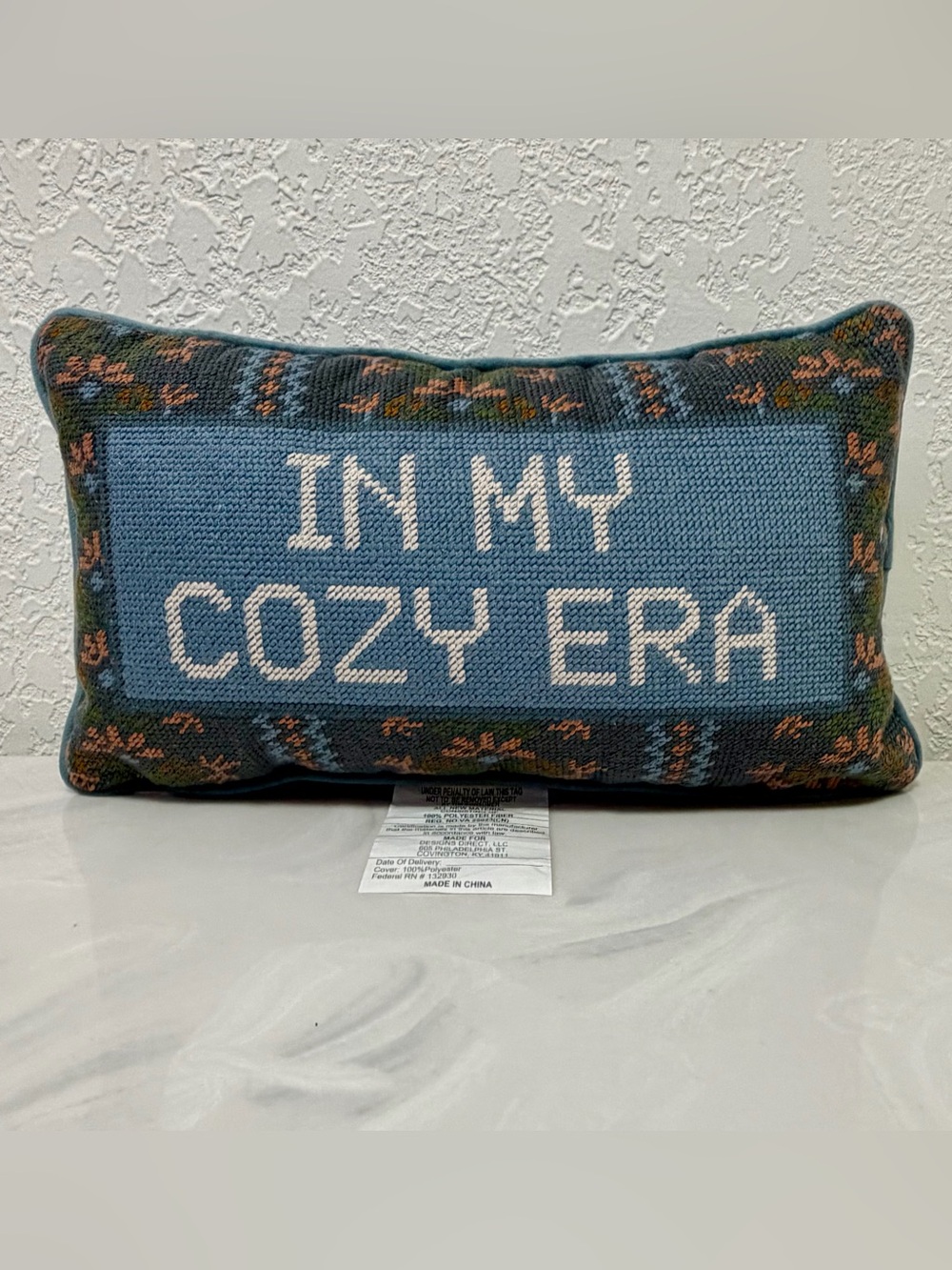 Cozy Era Decorative Throw Pillow - Blue